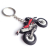 Hot Sale Souvinier Cool Car Key Ring Black PVC Motorcycle Key Ring
