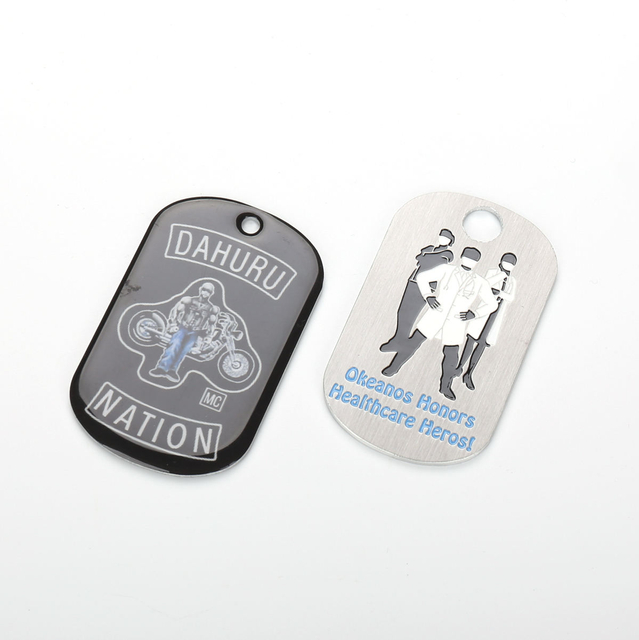 Rantaian Kolar Anjing Logam 316l Keluli Tahan Karat 20mm Berkualiti Tinggi dengan Kalung Nama Tag Kolar Binatang Anjing