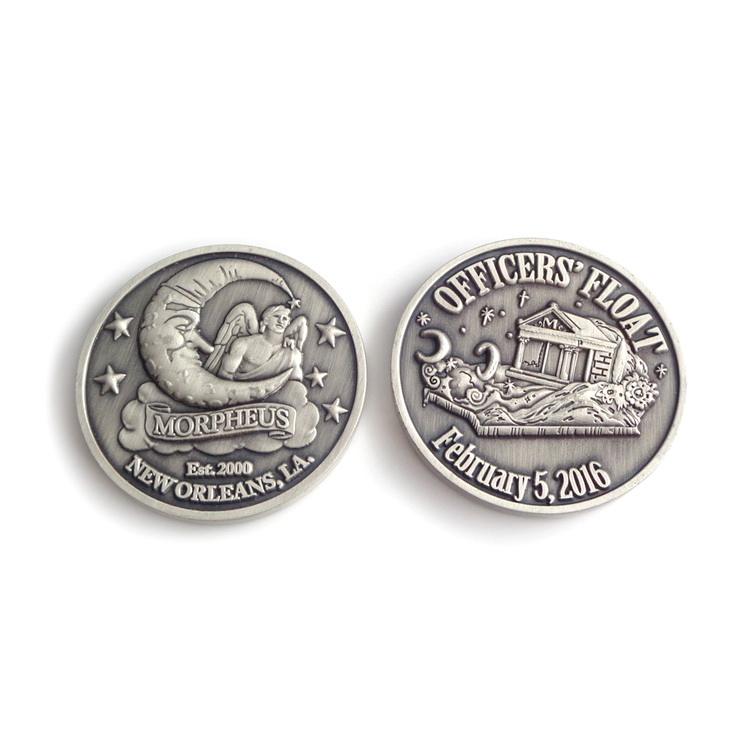 Harga Murah Tiada Minimum Aluminium Metal Custom Souvenir 3D Coin