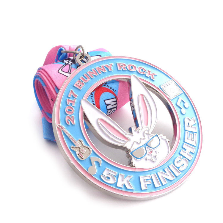 Pingat Perak Sterling Pingat Sukan Tersuai Pingat Anugerah Logam Enamel Lembut