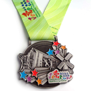 Pingat Logam Pengijazahan Rusia Tersuai Medali Ski Berputar Pingat Marathon Tersuai