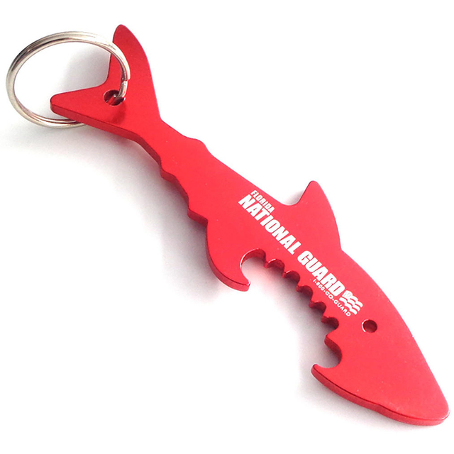 Rekaan Percuma Logo Tersuai Pembuka Botol Keluli Tahan Karat Rantai Kunci Bentuk Haiwan