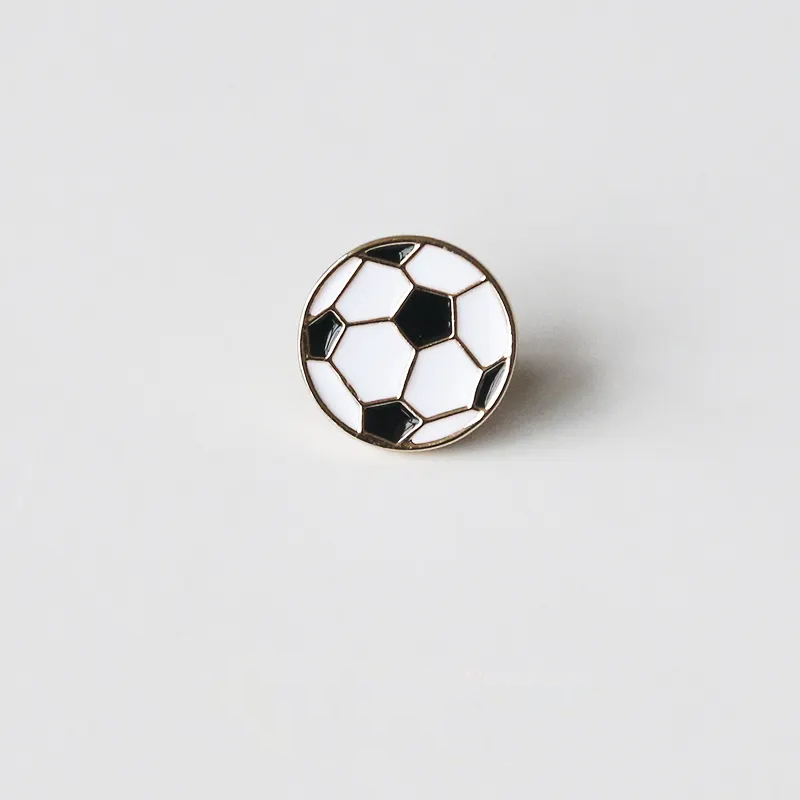 Tiada Minimum Logam Tembaga Loyang Zink Aloi Pin Keras Pin Lapel Lembut Pin Bola Enamel Tersuai