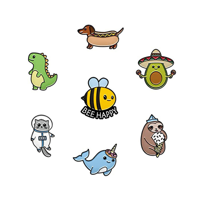 Pin Enamel Jururawat Tersuai Pembuatan OEM Bee Baby Charm Lapel Pin