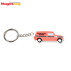 OEM Keychain Manufacture Custom Silicone Getah Logo Comel Anime Soft PVC Car Keychain