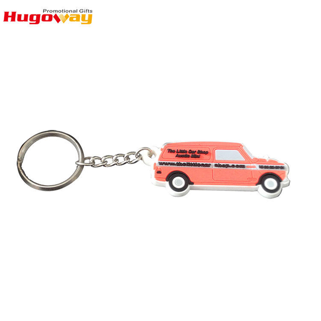 OEM Keychain Manufacture Custom Silicone Getah Logo Comel Anime Soft PVC Car Keychain