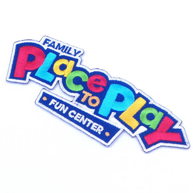 Tampalan Surat Chenille Tersuai Pembuatan OEM pada Tampalan