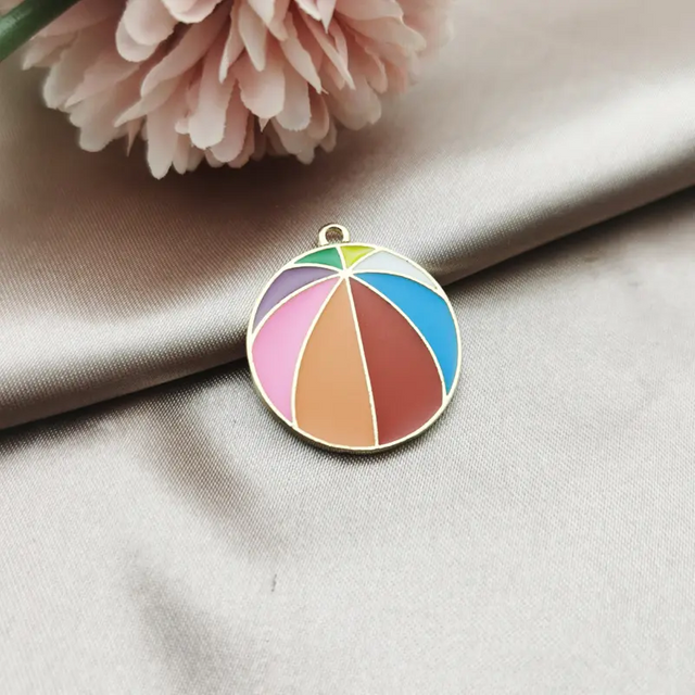 Rantai Kunci Bola Logo Tersuai Borong Rantai Kunci Logam Rantai Kunci Bola Tampar