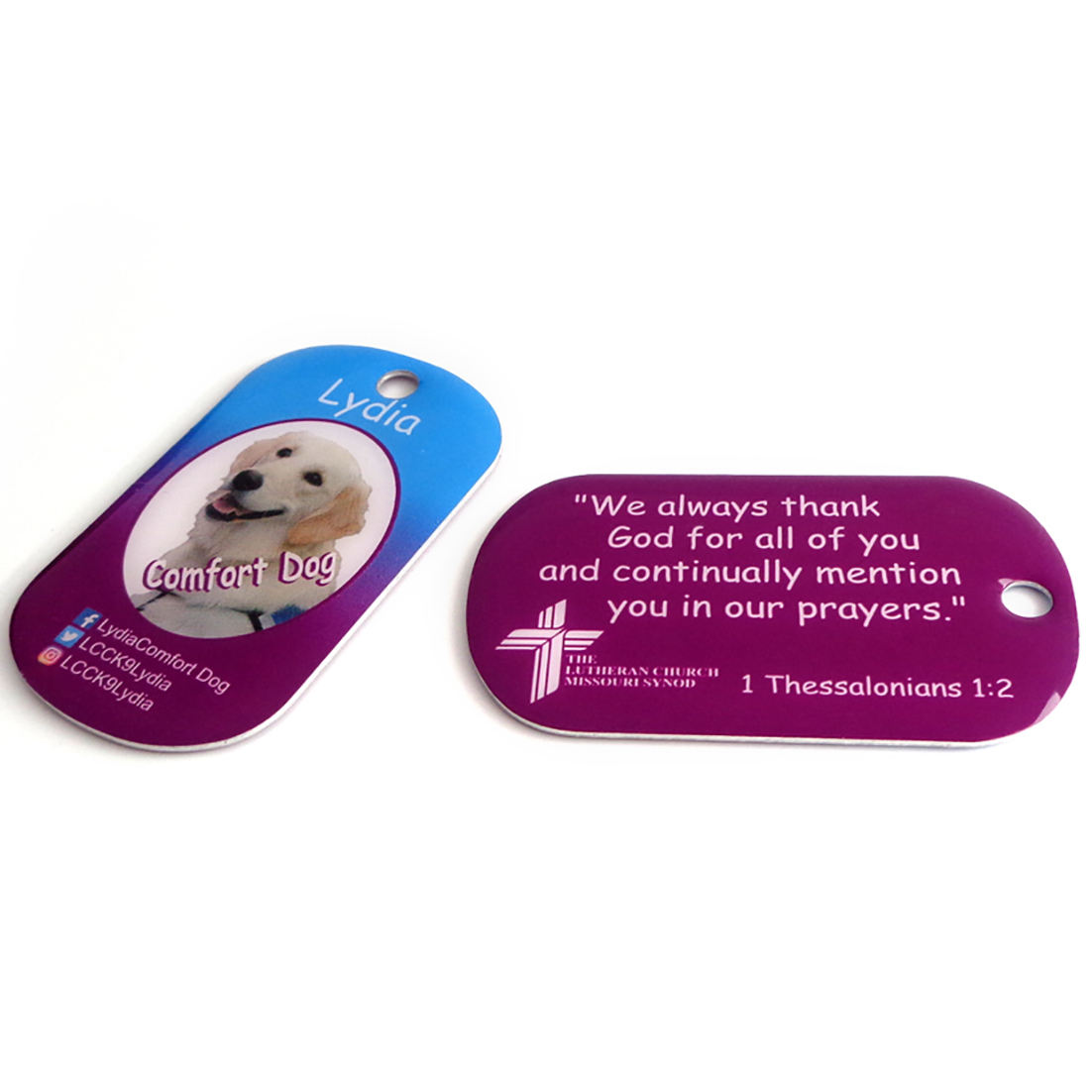 Logo Anjing Logam Terukir Tersuai Loket Tag Anjing Untuk Hadiah