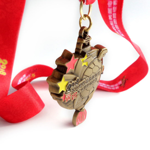 Rekaan Logam Tersuai Murah China Anda Memiliki Pingat Anugerah Logam Emas Larian Marathon Aloi Zink 3D