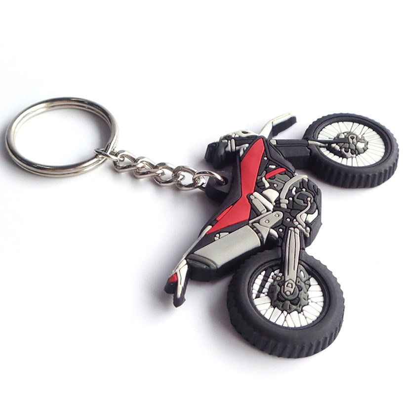 Pemasaran OEM Customable Fashionable Motocross Keychain Rantaian Kunci