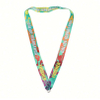 Pemegang Lencana Tali Leher Bercetak Tersuai Lanyard Dan Lanyard Rantai Kunci Poliester Kad Nama