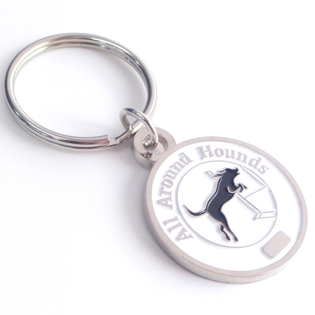 Rantai Kunci Tersuai Borong Aloi Zink Beg Berjenama Rantai Kunci Cincin Kunci Carabiner Loyang