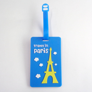 Tag Bagasi Perjalanan Tersuai Tag Nama Bagasi Gaya Paris dengan Logo Anda Sendiri