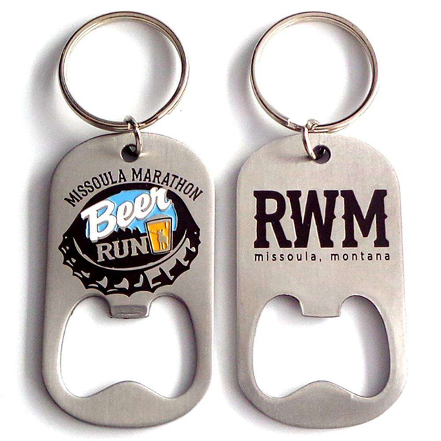 Cincin Kunci Tersuai Pembuka Botol Bir Rekaan OEM Berkualiti Baik