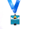 Pingat Larian Cenderahati Larian Anugerah Rekaan Tersuai Metallic Iron Zinc Marathon Alloy Pingat
