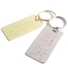 Jualan Panas Kilang OEM Custom Alloy Key Chain Souvenir Stainless Steel Keyring