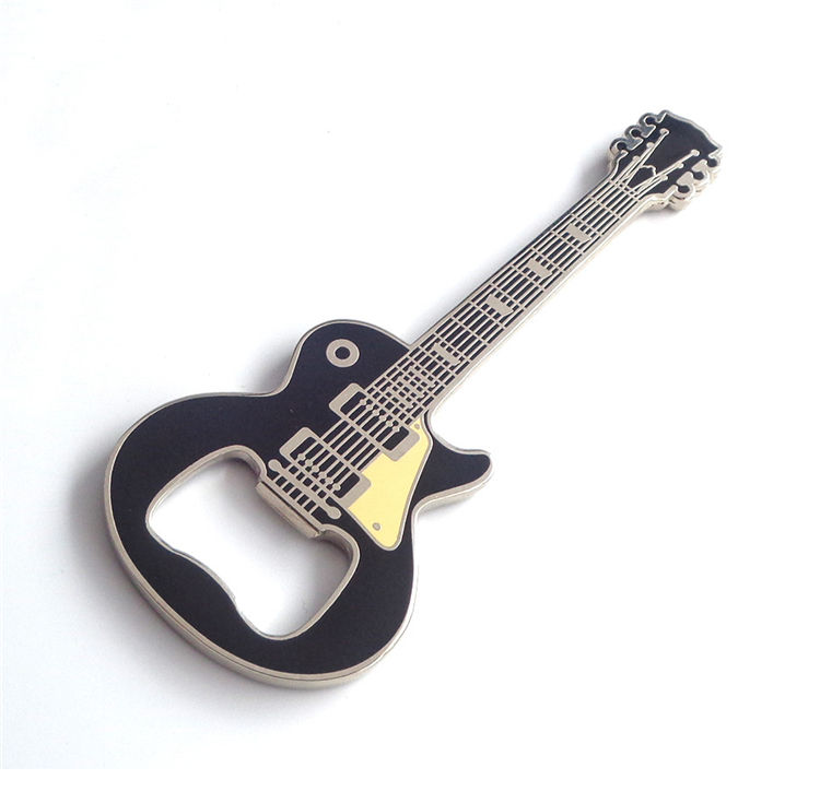 Pembuka Botol Metallic Guitar ROCK AND ROLL Rekaan Percuma Pembuatan OEM