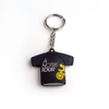 Rekaan Percuma Pvc 3d Keychain Charm Keychain Custom Pvc 3D Getah Name Chain Keychain 3d Pvc Keychain 3D Keyring