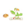 Tiada Pembuat Pin Minimum Mengeluarkan Pin Burung Lapel Enamel Lembut Keras Tersuai Logam Tersuai