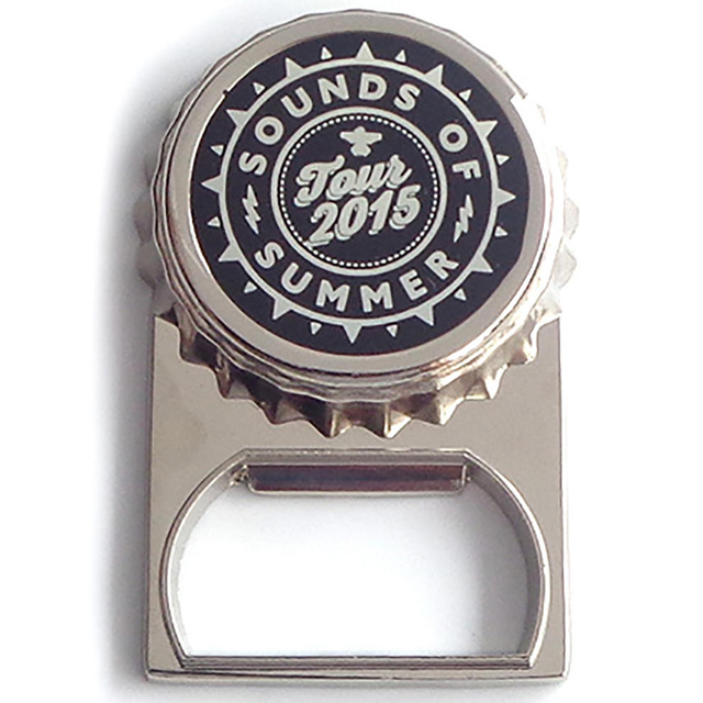 Pembuka Bentuk Botol Zink Aloi Dompet Berkualiti Baik