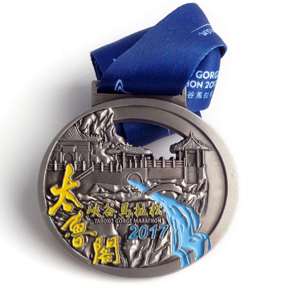 Pingat Sukan Logam Pingat Marathon Hadiah Cenderamata Sukan Kasut Tersuai Pingat Larian Berbentuk