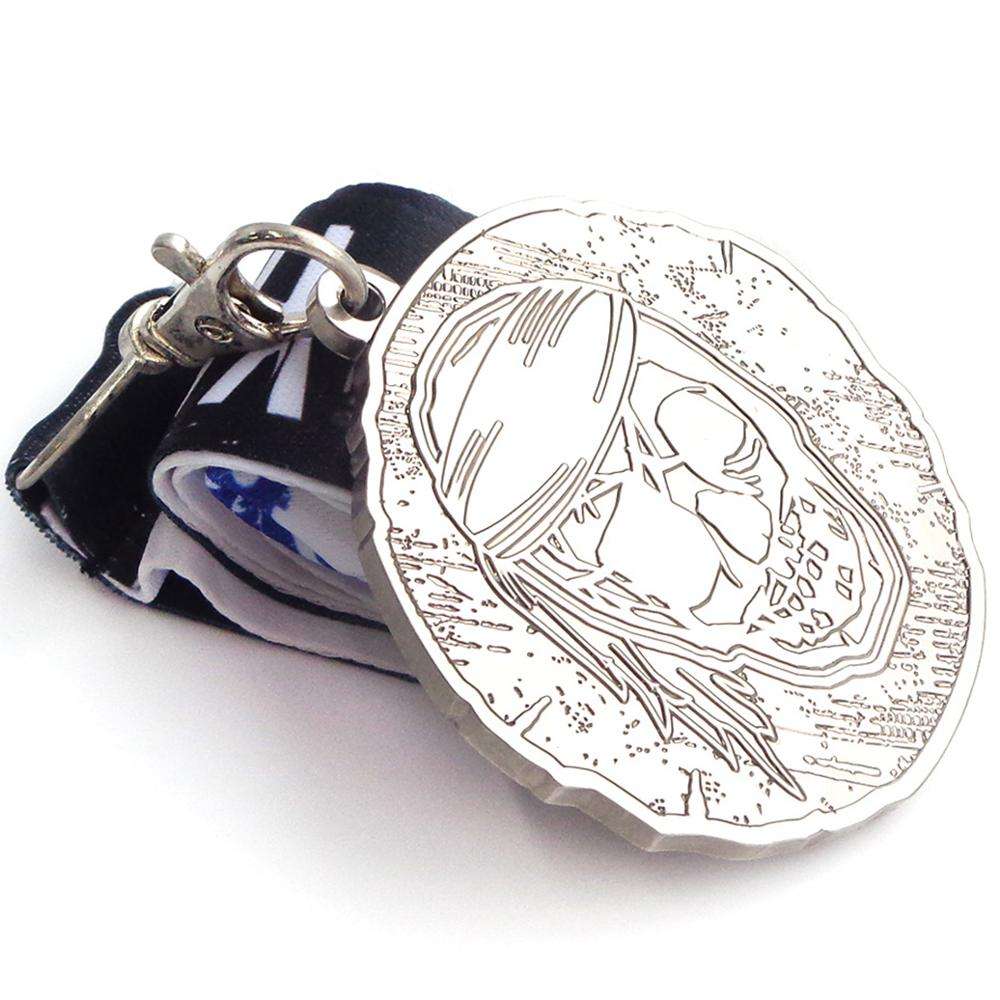 Anugerah Pingat Kosong Memori 3D Tersuai Dengan Ribbon Drape