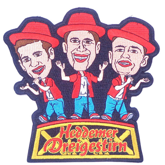 Lencana Tampalan Sulaman Logo Tersuai Heat Cut Besi Pada Tampalan