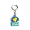 OEM Keychain Manufacture Custom Silicone Getah Logo Comel Anime Soft PVC Car Keychain