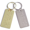 Jualan Panas Kilang OEM Custom Alloy Key Chain Souvenir Stainless Steel Keyring