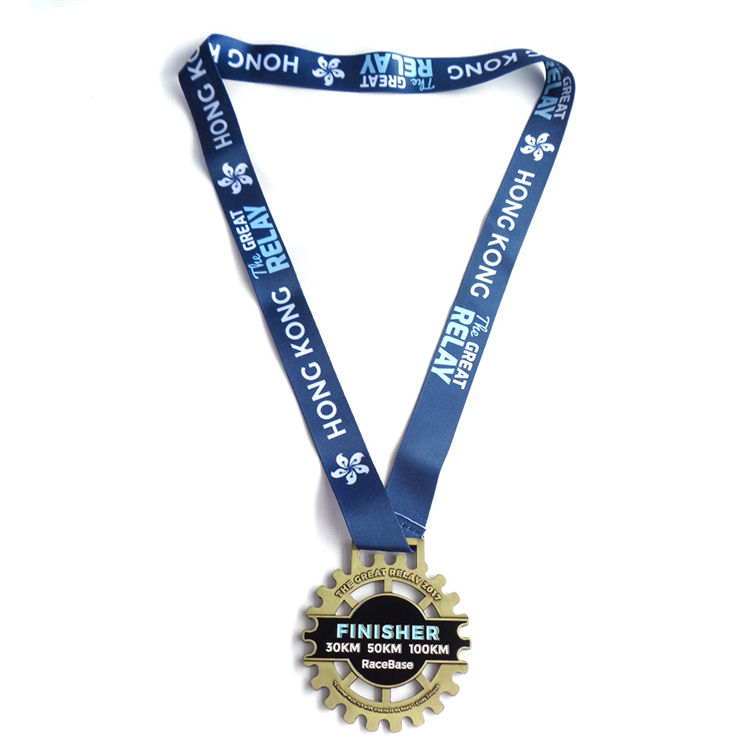 Pingat Tempat Ke-3 Mewah Tersuai Pingat Scorpion Lencana Malaysia Dalam Berbasikal Pingat Siri