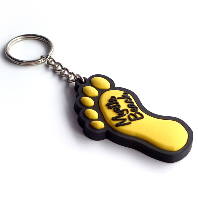 Custom Factory Direct Custom Logo 3D Rubber Pvc Keyring Keyring Chain