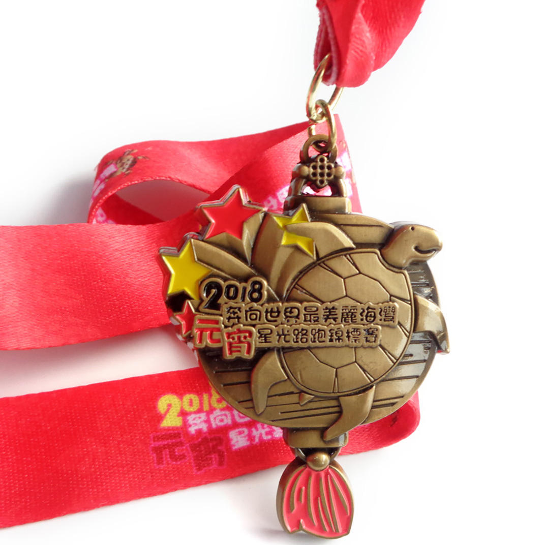 Rekaan Logam Tersuai Murah China Anda Memiliki Pingat Anugerah Logam Emas Larian Marathon Aloi Zink 3D