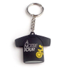 2023 Borong Rubber Key Chain Club Soccer Custom 3D Soft Pvc Keychain T-shirt Cloth Keyring