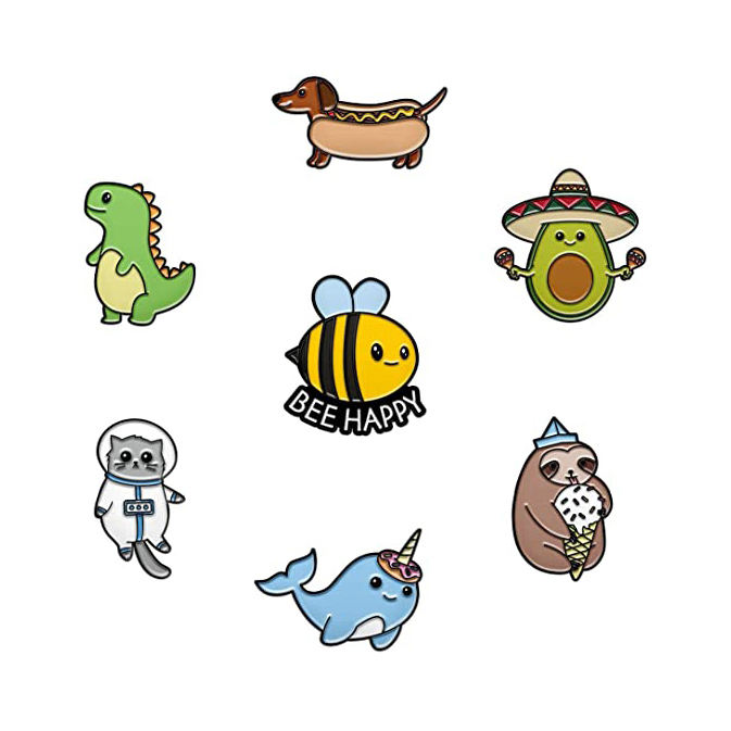 Pin Besbol Tersuai Berkualiti Tinggi Keluaran OEM Cat Frog Enamel Lapel Pin